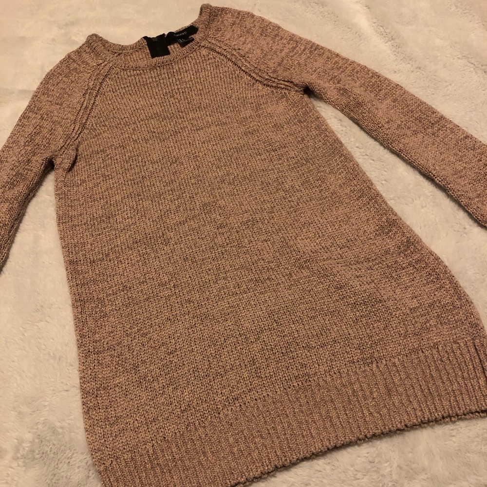 Forever 21 light tan tunic sweater small